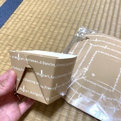 お菓子用ケース、クリアボックスの画像