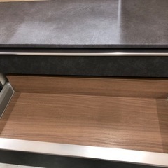 綾野製作所（AYANO）キッチンカウンター未使用品ブラック　ソフトクローズ【トレファク堺福田店】の画像