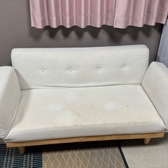 ソファ(脚取り外し◎、フラット◎)の画像