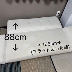 ソファ(脚取り外し◎、フラット◎)の画像