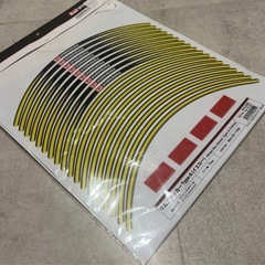YOSHIMURA ヨシムラ　バイク用リムステッカー Type-A イエローの画像