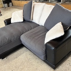 ✨ おしゃれなL字ソファ クッション付き  🛋 ゆったり快適デザイン  ニトリ「キングダム3KD」シリーズの画像