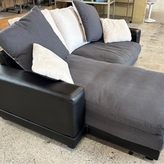 ✨ おしゃれなL字ソファ クッション付き  🛋 ゆったり快適デザイン  ニトリ「キングダム3KD」シリーズの画像