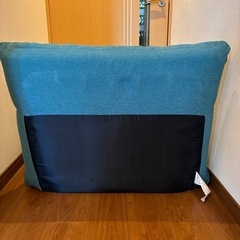 ニトリ1人用ソファ（青）の画像