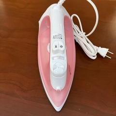 スチームアイロン　ピンク　の画像