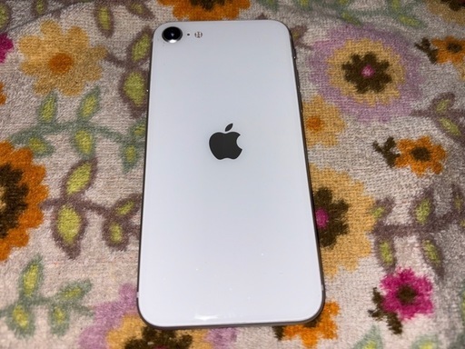 【値下げ】iPhoneSE【第2世代】ケース、充電ケーブル、ガラスフィルム付き
