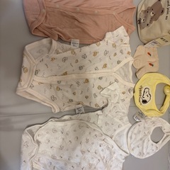 【美品】新生児お迎えセット 肌着やおしゃぶりセットの画像