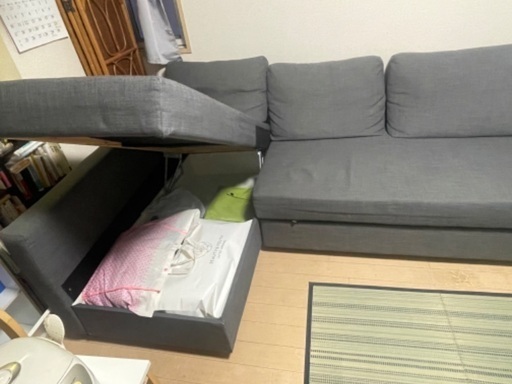 【直接引取】IKEA FRIHETEN ソファベッド ダークグレーフリーヘーテン FRIHETEN/フリーヘーテン シリーズ - IKEA