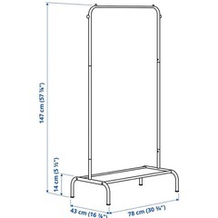 IKEA ハンガーラック　※8/21まで　の画像