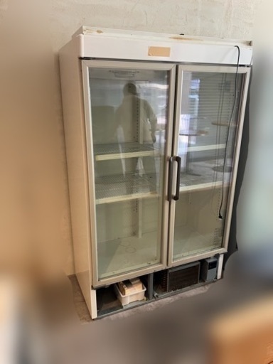 価格相談可 冷蔵庫 ガラス扉付き ホワイト Panasonic パナソニック