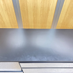 【トレファクいわき平店】キッチンカウンター 大理石調 ホワイト×ブラック が入荷しました！の画像