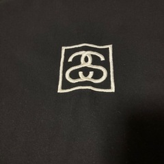 ✨希少✨ STUSSY ステューシー 刺繍ロゴ Tシャツ 黒 Lサイズの画像
