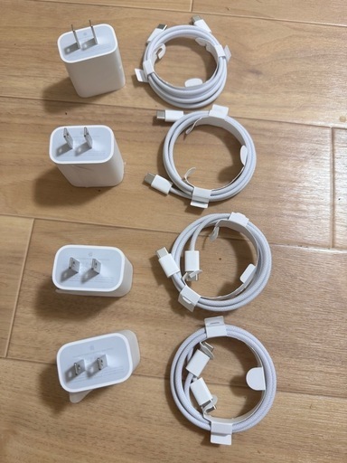 100%新品純正Apple充電器