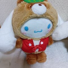 シナモロール　大きめボーチ＆ぬいぐるみぬいぐるみ4個セットセットの画像
