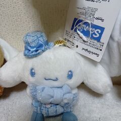 シナモロール　大きめボーチ＆ぬいぐるみぬいぐるみ4個セットセットの画像
