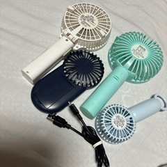 ミニ扇風機　4個まとめての画像