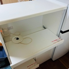 ホワイト　レンジボードの画像
