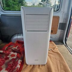 季節物のため値下げ！中古 アイリスオーヤマ ポータブルクーラー IPA-2203G 2.2kW 冷房専用 7畳 札幌 新川の画像