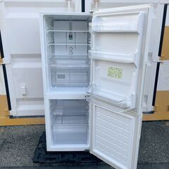 シャープ プラズマクラスター冷蔵庫 270L SJ-PD27D-W SHARP 2ドア冷凍冷蔵庫 節電 一人暮らし 二人暮らしの画像