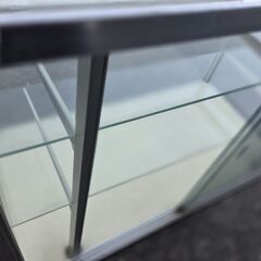ガラスケース ショーケース カフェ 収納 飾り棚 コレクションケース　91cm  展示ケース 家具の画像