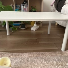 ローテーブル　白　差し上げますの画像