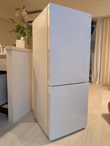 ニトリ 2ドア冷蔵庫 NR-133L WH 133L 2024年製 ニトリ (NITORI) 133L 2ドア冷凍冷蔵庫（NRｰ133L ブラック）
