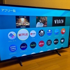 🔥募集中🔥パナソニック43インチ 4Kチューナー搭載‼️VIERA 液晶テレビ‼️Netflix、YouTube、Amazonビデオ見れます‼️ 43GX755の画像