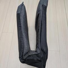 座椅子 グレー 折り畳みの画像
