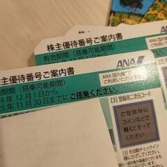 ANA株主優待の画像