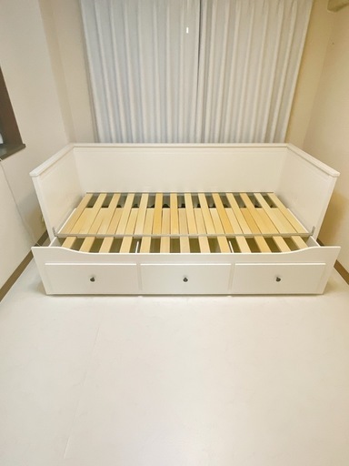 IKEA HEMNES ヘムネス デイベッドフレーム（引き出し×3）, ホワイト