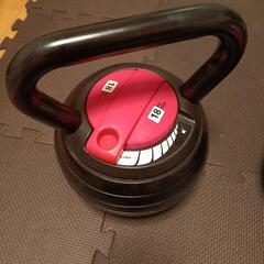 可変式 ケトルベル 18kg 2個セットの画像