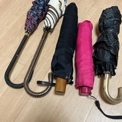 傘、雨天兼用日傘　5本セット
の画像