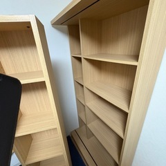 スライド式　本棚の画像