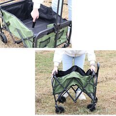 ★耐荷重80kg★ 65L マルチキャリー 大容量 ポケット付 黒 他カラー有の画像