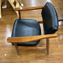 カリモク60 ダイニングチェア　ブラックxブラウン　【トレファク　川越店】の画像