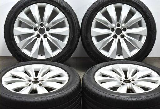 【引取限定】アウディ D3 A8 純正 18in 8.5J +45 PCD112 ブリヂストン ポテンザ S007A 255/45R18