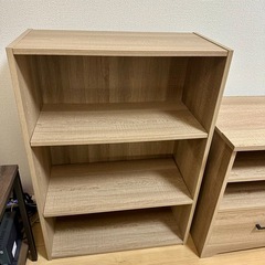 テレビ台、本棚セットの画像