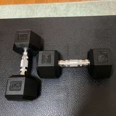 美品ヘックスダンベル10kg2個セットの画像