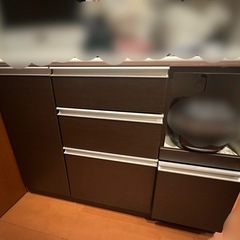 ニトリ
食器棚　値下げ可能の画像