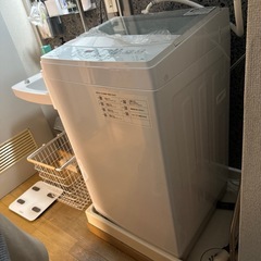 ニトリ 縦型洗濯機 6kg 2020年製の画像