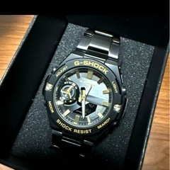 美品 G-SHOCK GST-B500BD-1A9JF ブラック ゴールドの画像