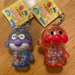 アンパンマンシャカシャカクリアキーホルダー2点セットの画像
