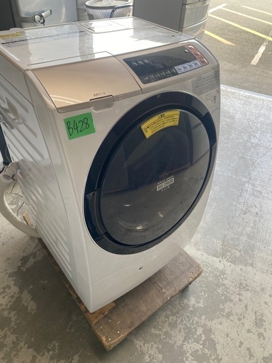 NO B428?福岡市内配送設置無料✨?日立 ドラム式洗濯乾燥機 ビッグドラム 左開き 11kg シャンパン BD-SV110BL N