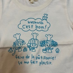 Hush Hush女児100サイズTシャツ シミありの画像