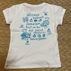 Hush Hush女児100サイズTシャツ シミありの画像