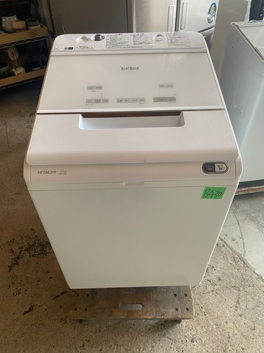 NO B430?福岡市内配送設置無料✨?日立 全自動洗濯機 12kg ホワイト ビートウォッシュ BW-X120E W AIお洗濯 自
