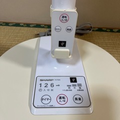 シャープ 扇風機 プラズマクラスター リモコン付き  PJ-F3AS-Wの画像