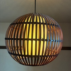 電球1個おつけします和風照明器具の画像