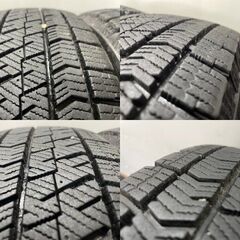 【BSBLIZZAK VRX2 155/65R14】スタッドレス【Weds ravrion RM01 社外ホイール 14インチ 4.5J4HPCD100+45】20年製 バリ溝 タント等 (STD002)の画像