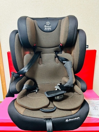 【美品】スマートエンジェル ハーネスジュニア FIX-BR ISOFIX